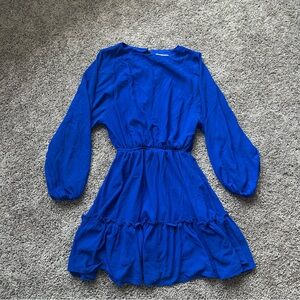 Flying Tomato Royal Blue Long Sleeve Dress